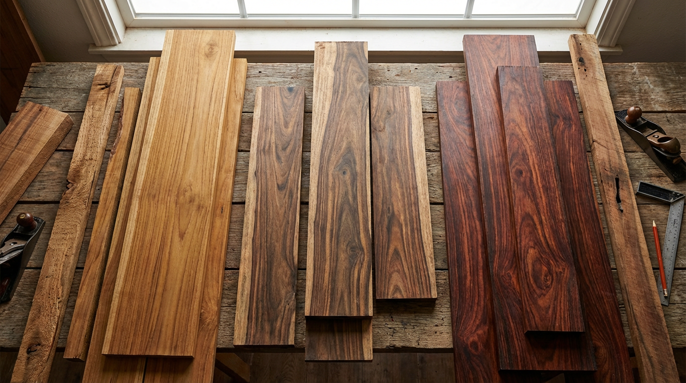 What the Furniture Market Calls “Teak” and “Rosewood” — And What It Actually Means